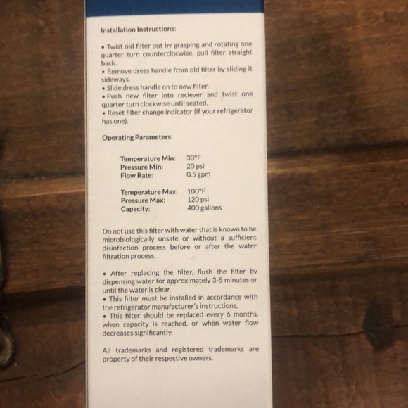 Refrigerator water filter - Picture 3 of 5